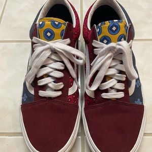Patterned block Vans